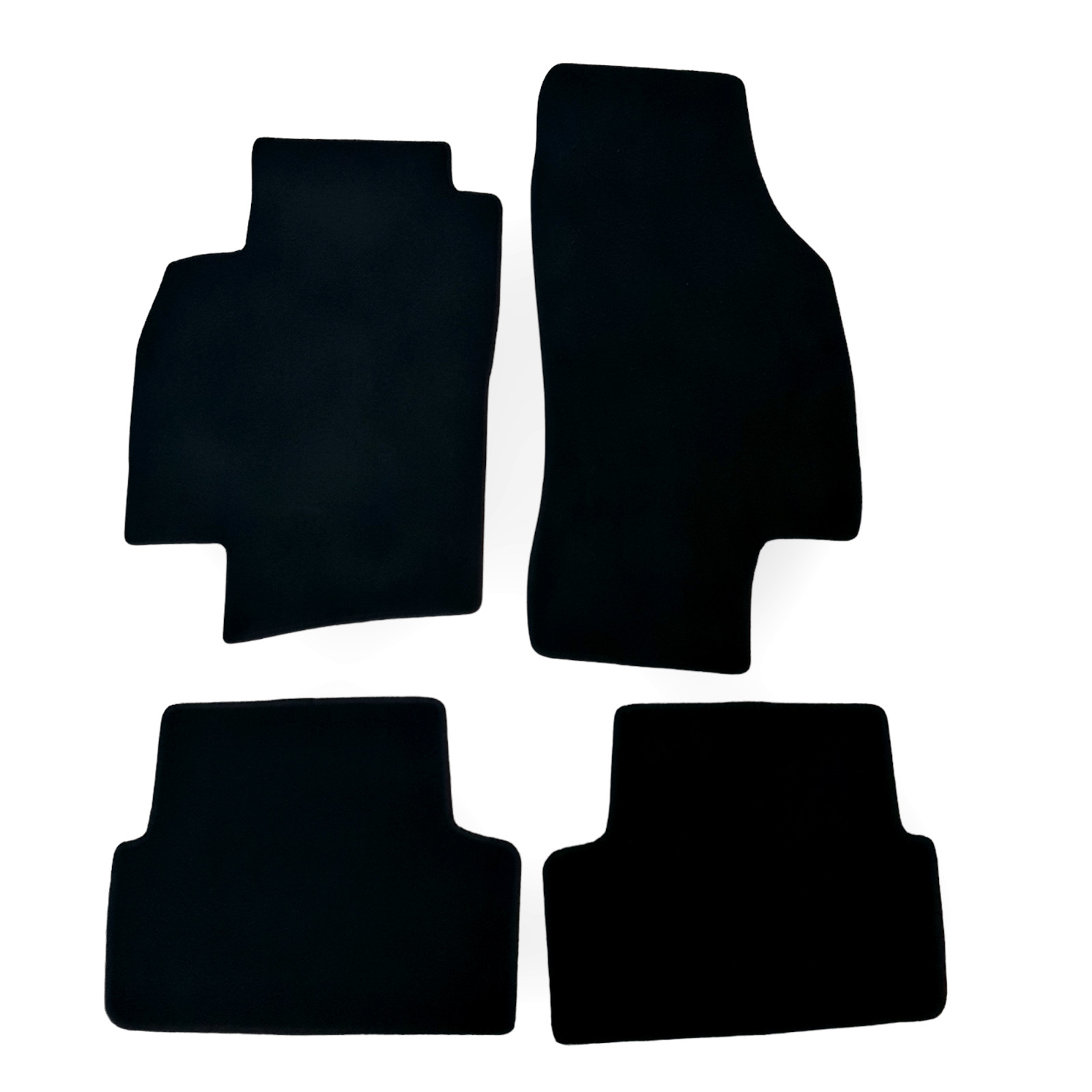 Car Floor Mats Velour For Seat Arona Waterproof Black Carpet Rugs Auto Liners FR