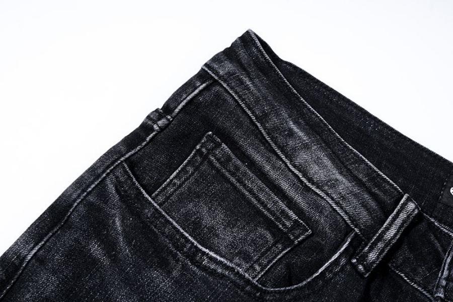 Men's Jeans 2025 Clothing Stretch Slim Straight-leg Denim Trousers Europe American Trend Retro