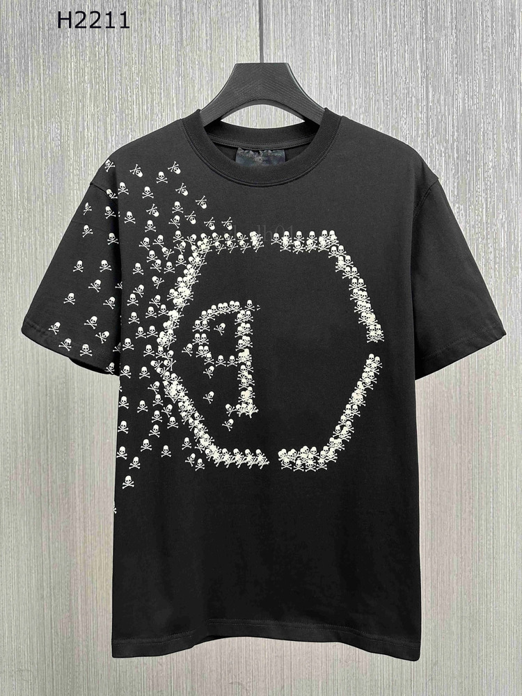 Philippphilip Pleins Pleinn Phillipphillipp Philipepleine Plien 23Ss New T Shirt Over Size European American Fashion Luxury Men T Shirt Skull Polo Pp Tshirts 8a7