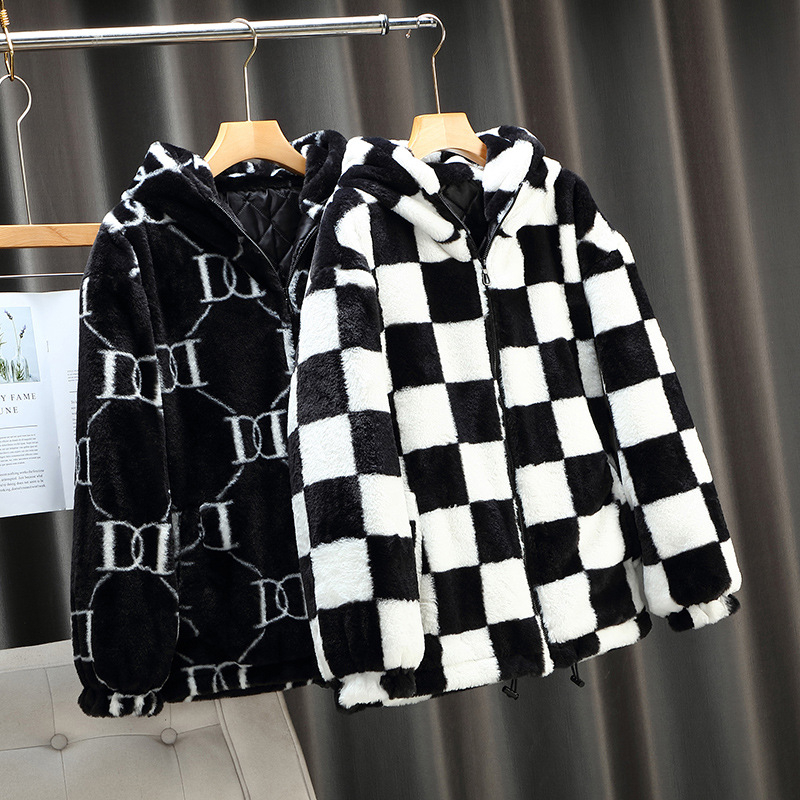 new Free shipping designer hot selling lamb wool cotton jacket for men in winter mens jacket for leisure cold proof