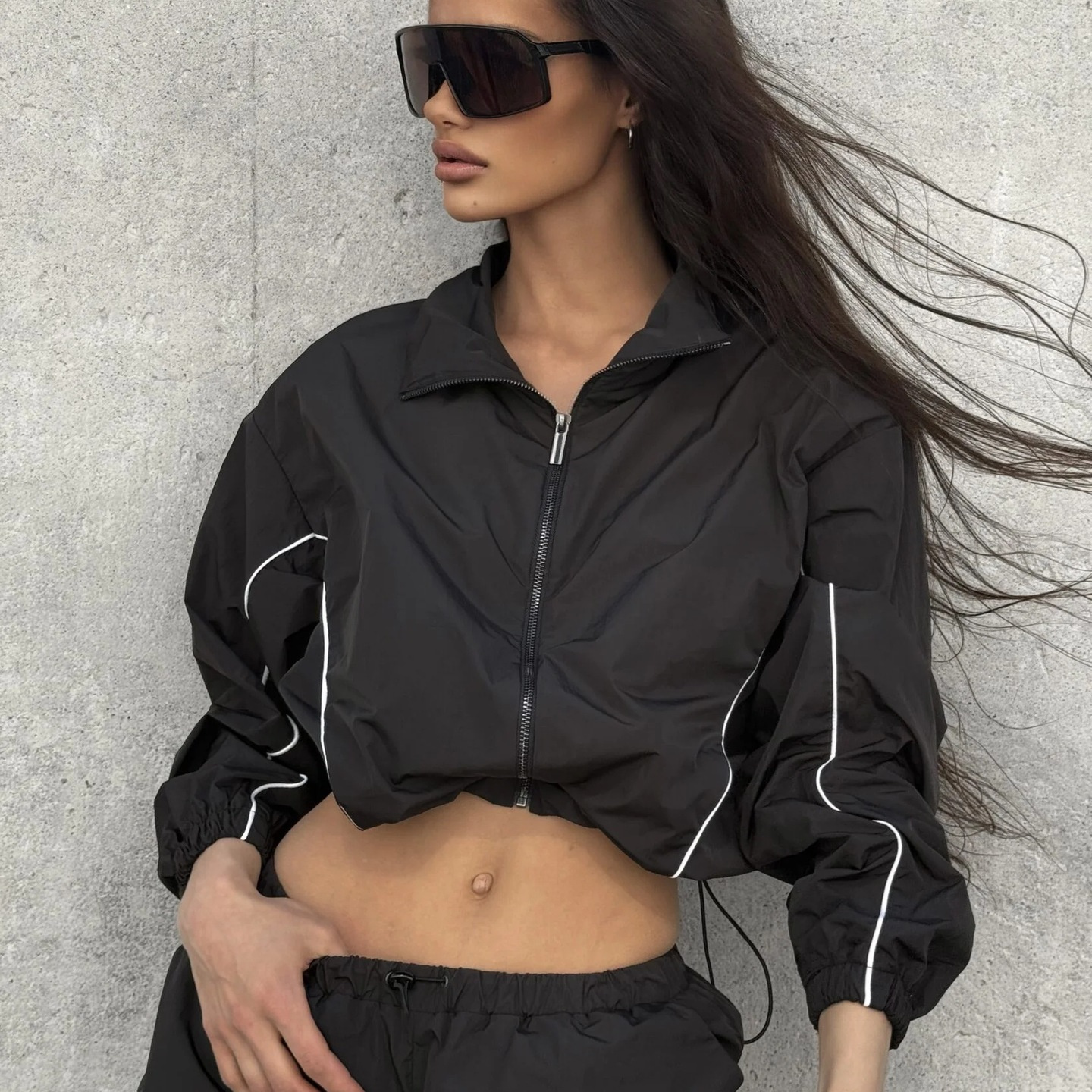 hot Free shipping designer coat for women Cardigan jacket with fashionable design comfortable and casual sports style