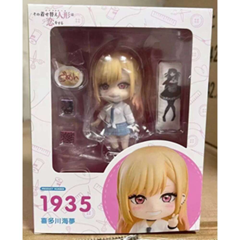 10CM Anime My Dress-Up Darling Kitagawa Marin Figure #1935 Action OB11 Comes with Accessories Replacement Face Model Toy Gift