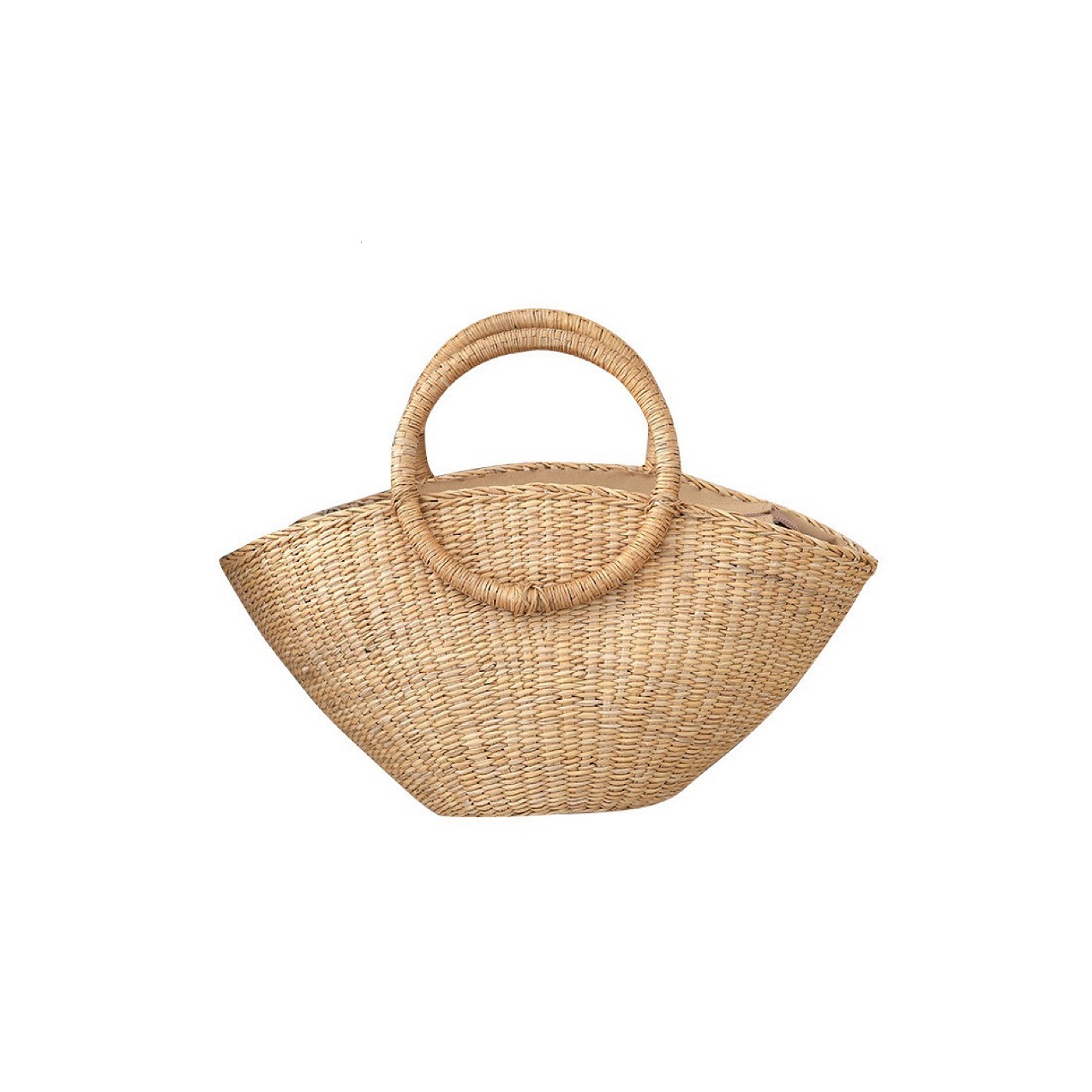 Summer new women's shoulder bag, straw bag, fashionable women's handbag, fashionable casual woven women's bag, beach vacation beach bag