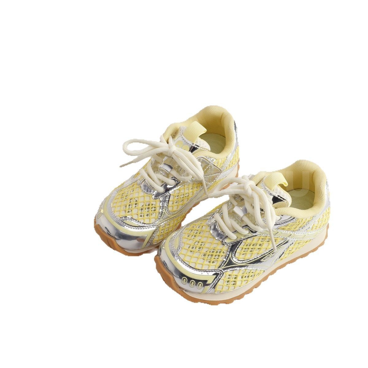 Summer Baby Toddler Kid Breathable Orbit Metallic Sneaker Children Casual Fashion Tennis Shoe Boy Girl Sports Walking Shoes 250613