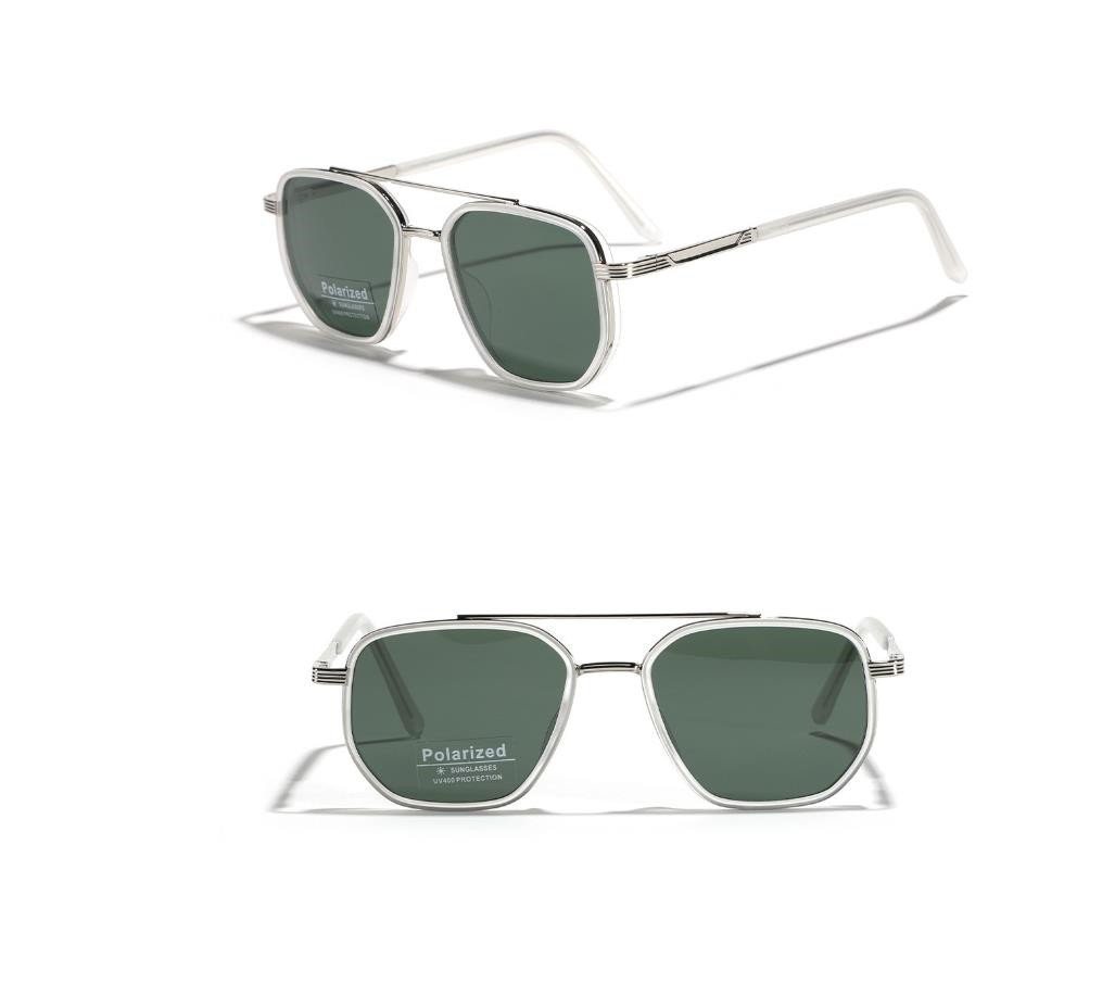 Designer Sunglasses For Women Men Metal Oversize Square Frame Sunglasses TR90 Polarizing Sunglasses Unisex