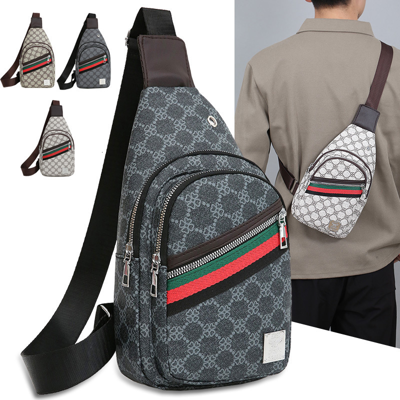 Designer Bag Luxury Bag 2025 New Men's Chest Bag Outdoor Leisure Bag Waterproof PU Leather Bag Crossbody Bag Shoulder Bag Fashion Bag