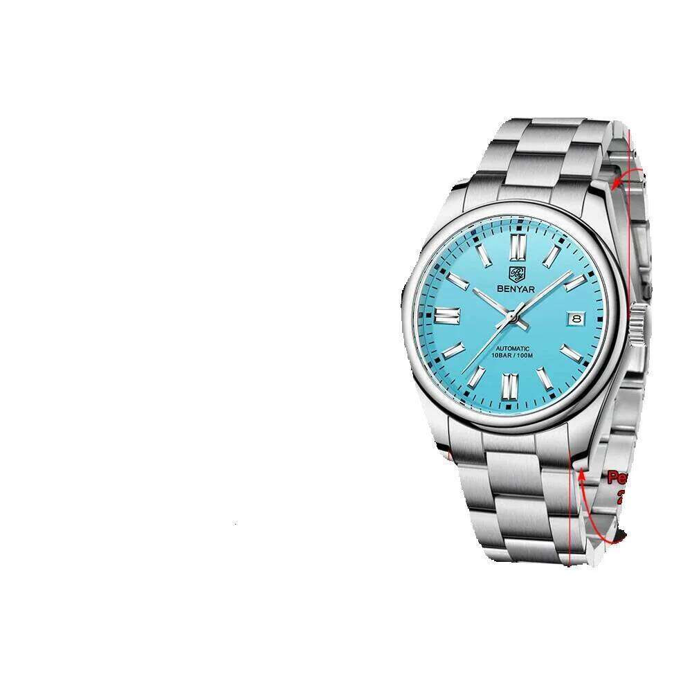 BENYAR New Automatic 10Bar Waterproof Stainless Steel Mechanical Wristwatches Sports Diving Watch For Men