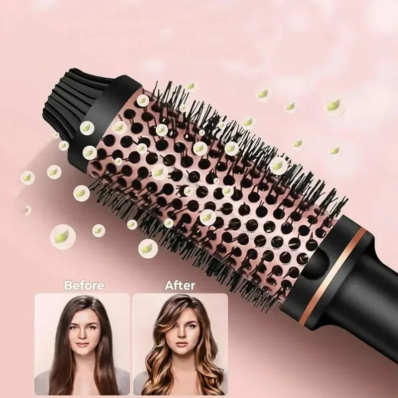 Curling Iron Ceramic Curler Brush LCD Display Straightener Fast Heating Hair Crimper Tourmaline Ionic 250717