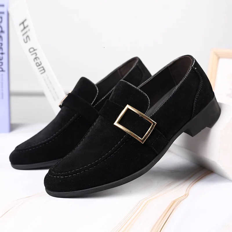 Mens Dress Shoes Designer Formal Loafers Mens Leather Shoes Suede Men Wedding Man Designer Work Social Business Loafers M250720