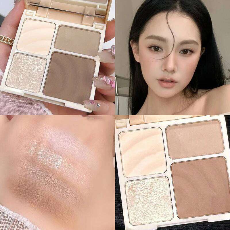 ltifunctional Highlighter Contour Palette Matte Bronzer Shading Powder Natural Stereoscopic Nose Shadow women Makeup Cosmetics X25072