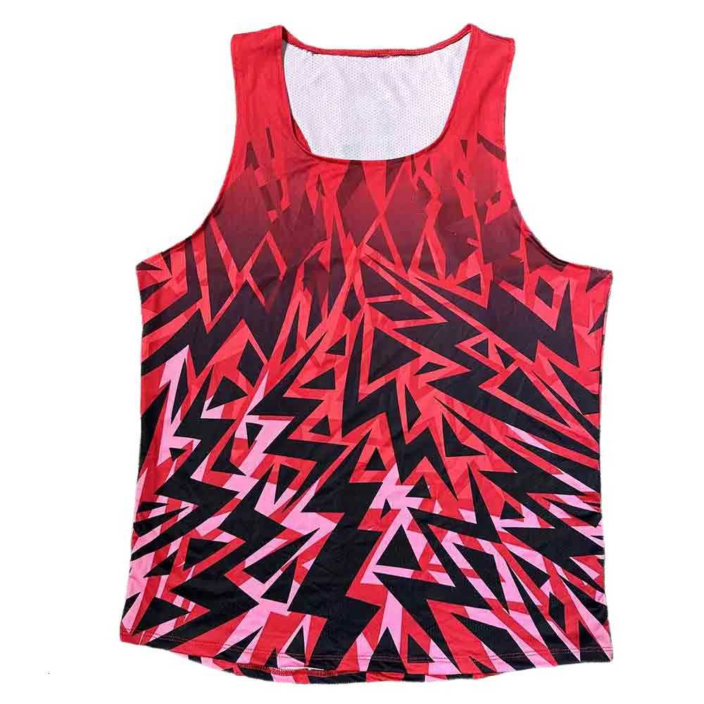 Running Vest Athletics Tank Top Running Speed Fitness Shirt Sleeveless Mens Clothing Athlete Track Field Singlet W250721