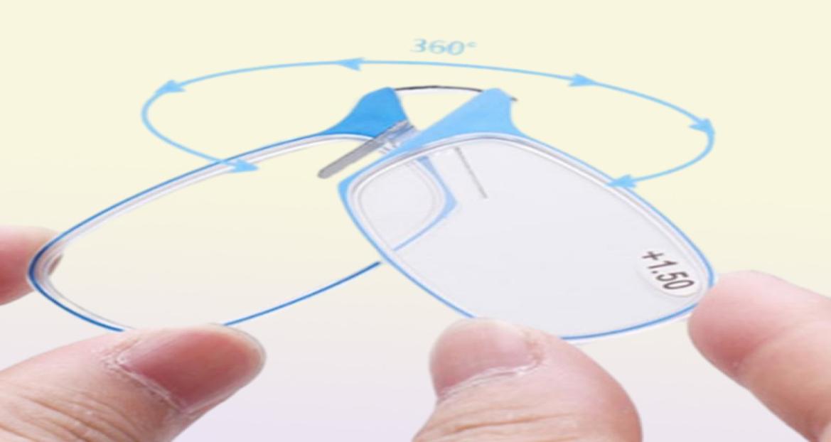Thin Optics Reading Glasses With Keychain Case Clear Frame 150 Strength Readers Antiblue Light Sunglasses1505068