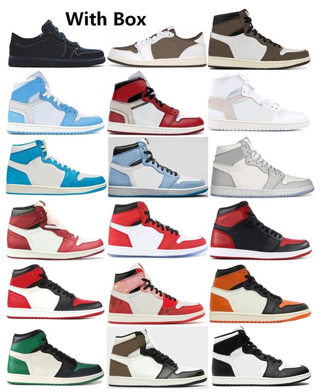Basketball Shoes TS Dark Mocha Bred Banned Bred Toe Lost and Found Origin Story Shattered Backboard UNC Men Women Sports Sneakers