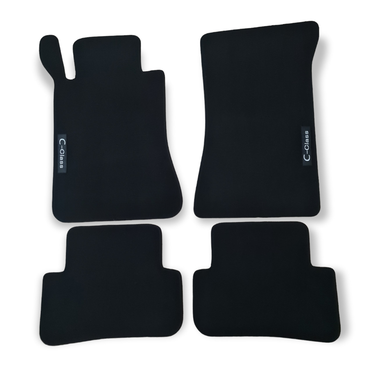 Car Floor Mats Velour For C Class W203 Auto Liners Waterproof Black New