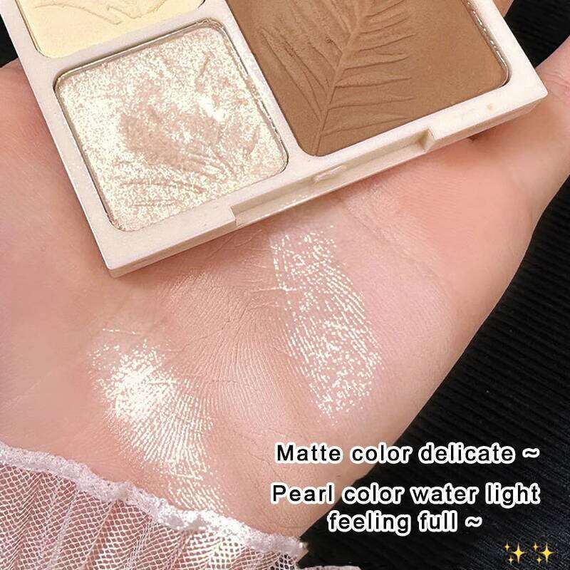 ltifunctional Highlighter Contour Palette Matte Bronzer Shading Powder Natural Stereoscopic Nose Shadow women Makeup Cosmetics X25072