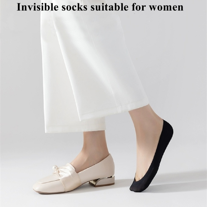Women's High Heels Breathable Invisible Socks Won't Fall Off Your Heel Women's Boat quantity Socks and Socks to Relieve Foot Fatigue. q