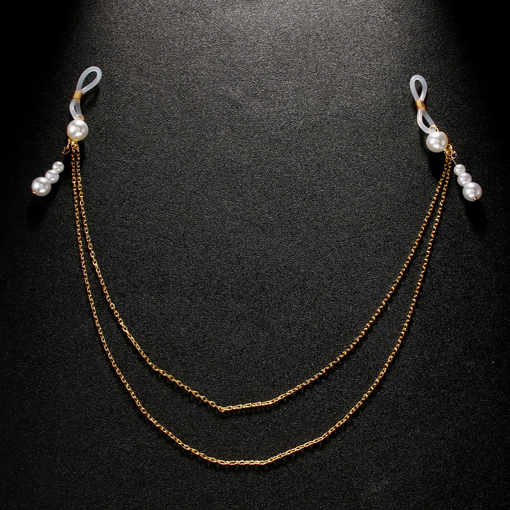 Pearl Pendant Nipple Chain Simple Erotic Sexy Body Chain Nightclub Party Body Chain Bling Bling Iced out