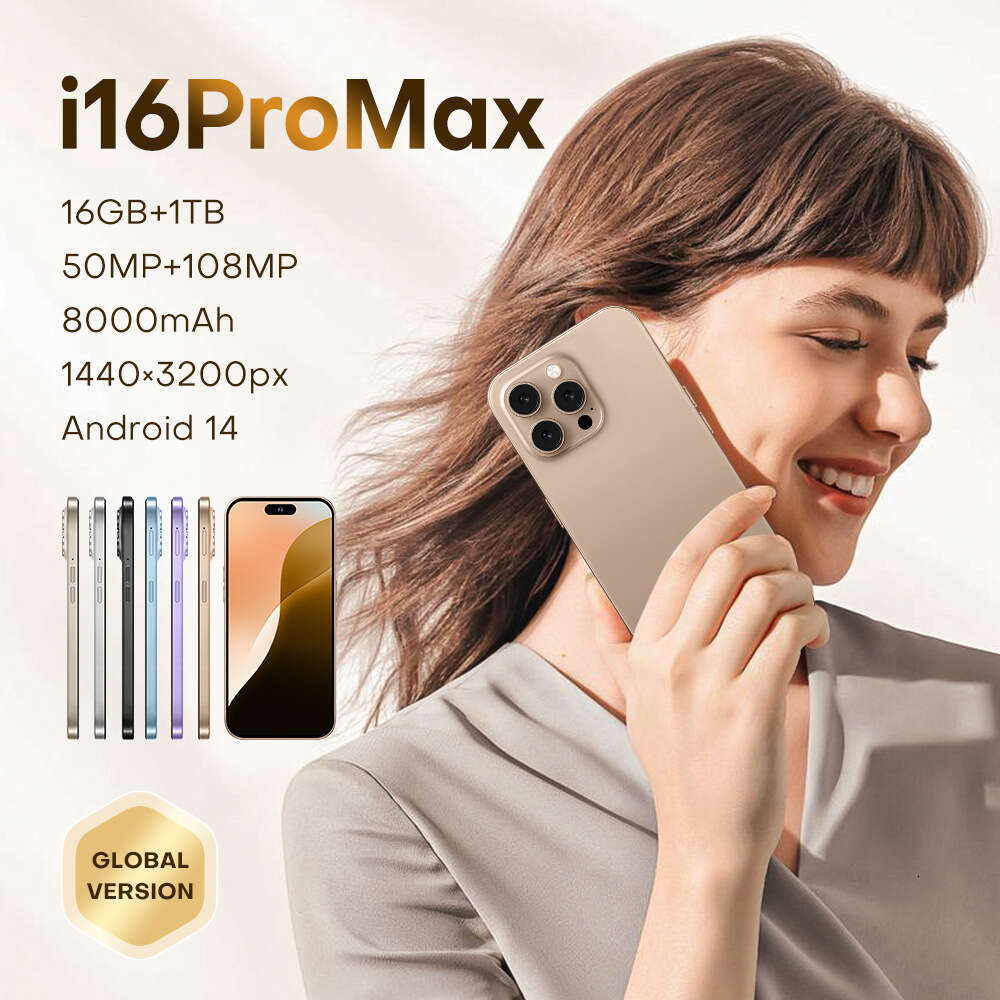Phone i16 Pro Max Smart Island 6.6 Inch 1+16 Android Smartphone