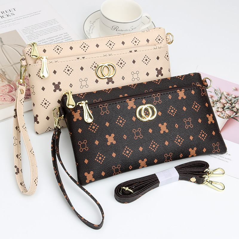 Designer Wallet Women's Crossbody Purse - Small Stylish Phone Wallet Bag with Wristlet & Card Slots, Mini Shoulder Handbag