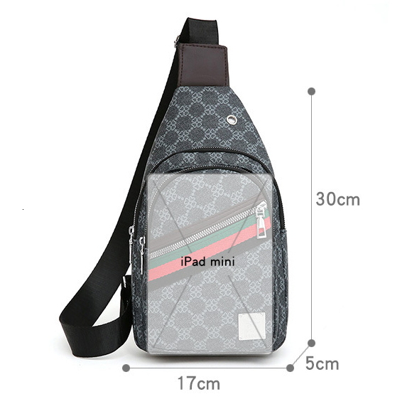 Designer Bag Luxury Bag 2025 New Men's Chest Bag Outdoor Leisure Bag Waterproof PU Leather Bag Crossbody Bag Shoulder Bag Fashion Bag
