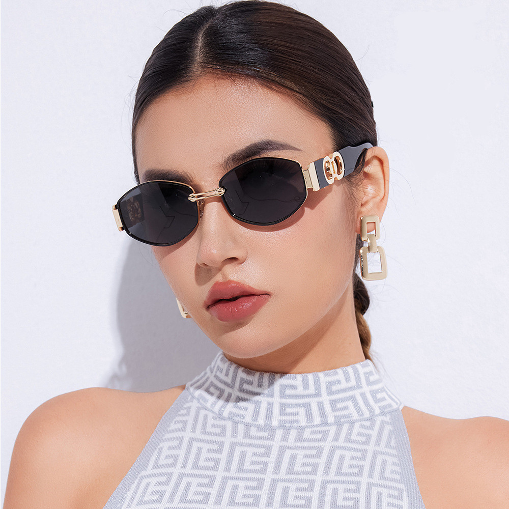 Designer Sunglasses For Women Men Oversized Frame Sunglasses Fashion Classic Sunglasses Luxury Polarized Goggle Pilot PC Frame UV400 Eyewear Kk806