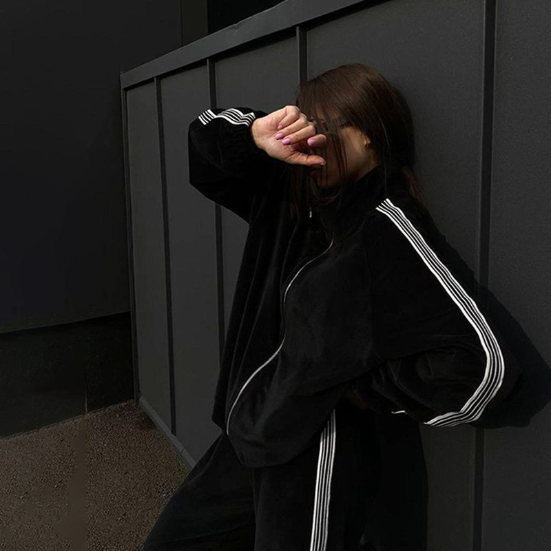 Free shipping designer coat for women Casual Fashion Minimalist Set Zipper Comfortable cardigan Coat Sportswear