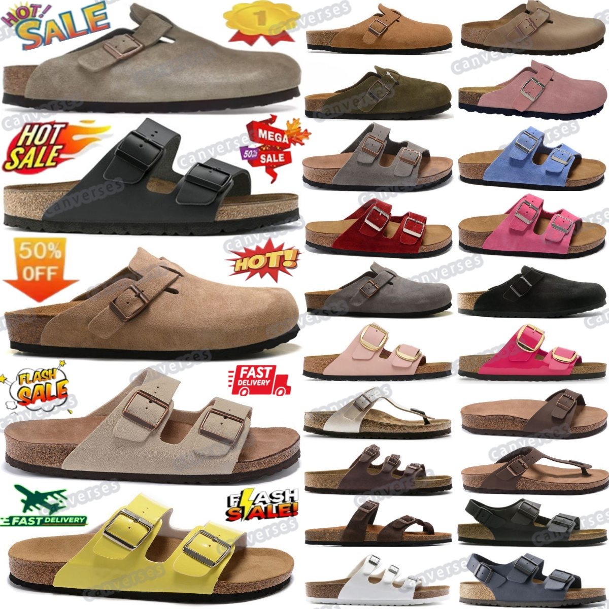 soft footbed sandals clog designer suede clogs slippers sandal slides London Braided slipper slide women men taupe black antique white S3hL#