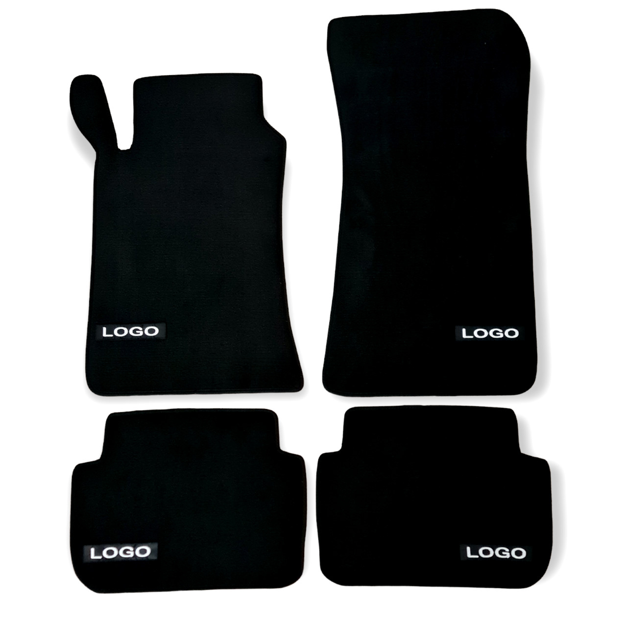 Velour Car Floor Mats For CLK AMG C209 Auto Liners Waterproof Black New