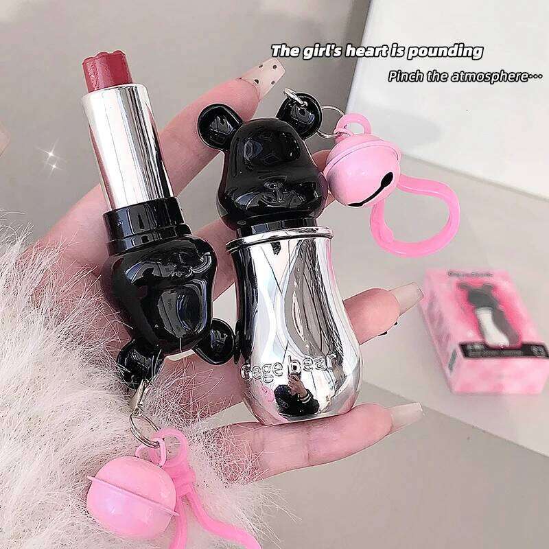 Gege Sweet Veet Lipstick - Ultra Matte Long Lasting, Non-Drying & Transfer Proof, Highly Pigmented (Cute Bear Packaging) X250721