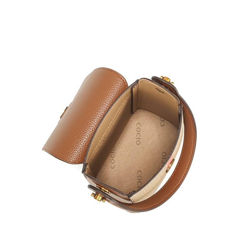 COCIO designer Brand Crossbody Bag New Checkered Phone Bag Simple and Versatile Handbag Simple and Elegant Comfortable Crossbody Bag