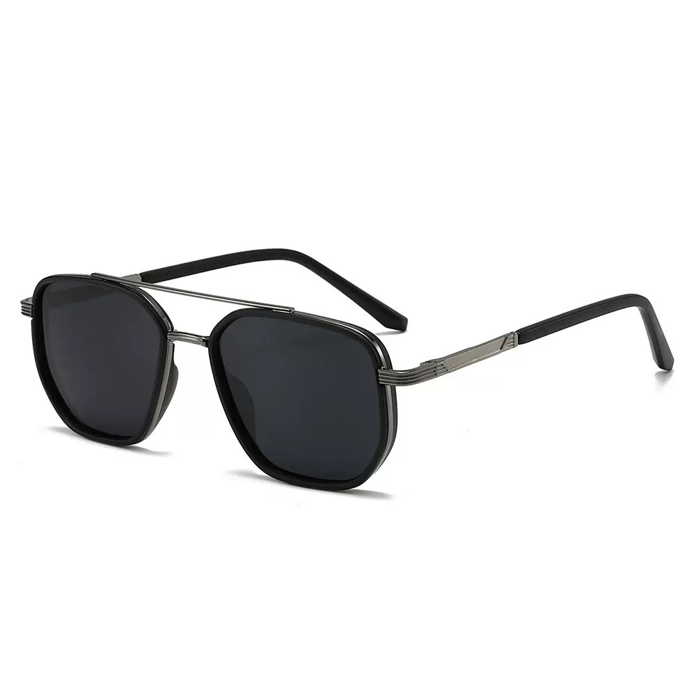 Designer Sunglasses For Women Men Metal Oversize Square Frame Sunglasses TR90 Polarizing Sunglasses Unisex