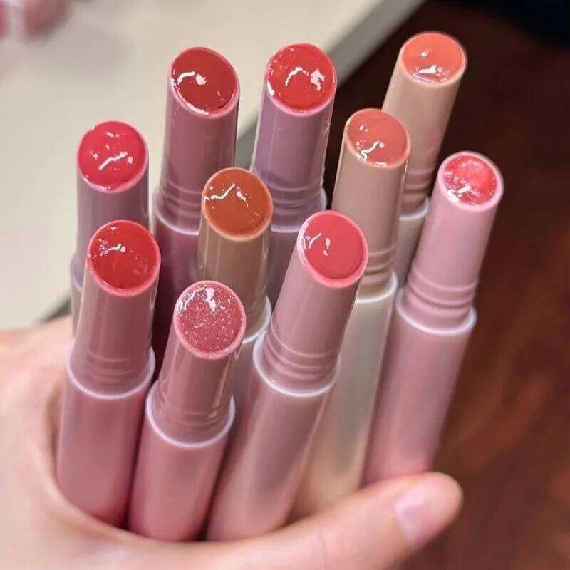 Joocyee Solid Gloss Mirror Water Glossey Mouth Red Glaze Hydrating Lip Color with Vitamin E Shine Finish Lipstick X250721 X250721