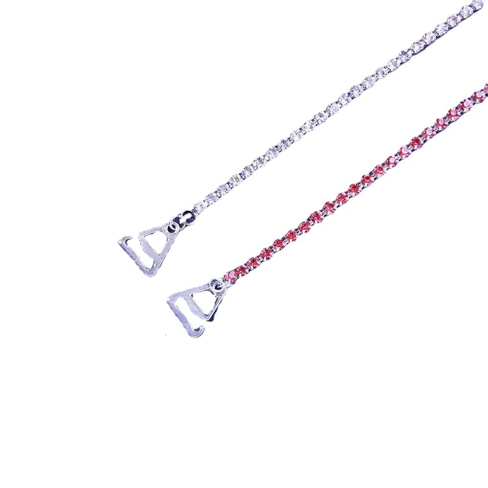 Fashion Single Row Iced out VVS Moissanite Bling Bling Shoulder Chain Ins Blogger Same Style Bra Shoulder Chain