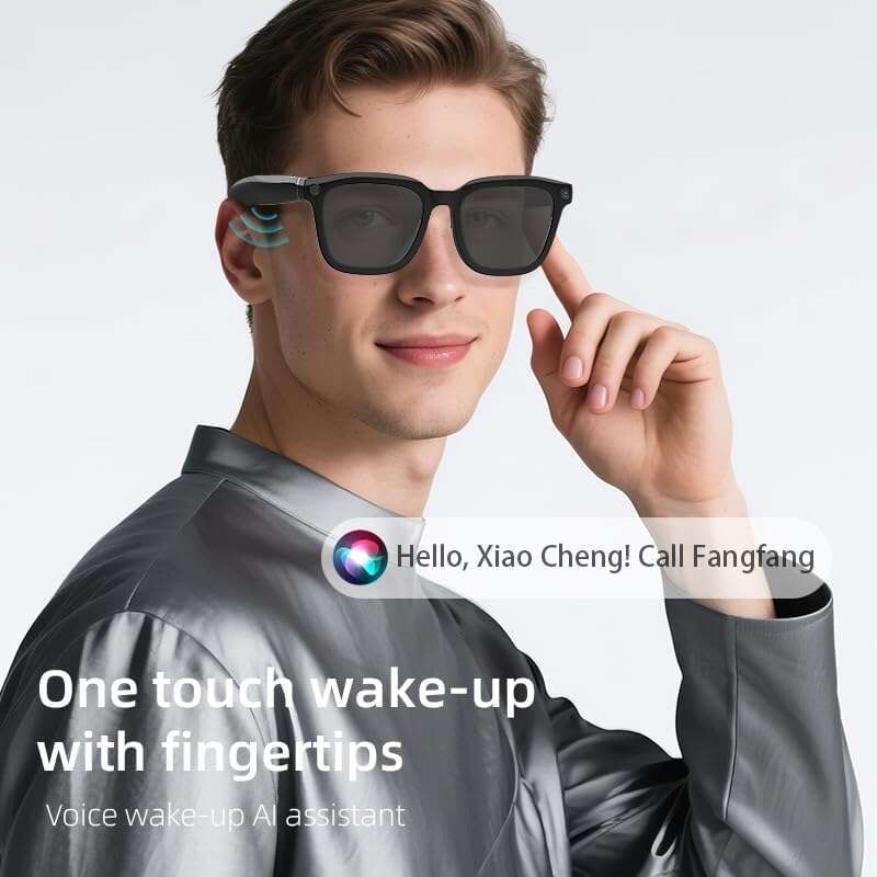KOIPSSE AI Smart Camera Glasses: HD 1080P Video Recording Photo Taking, Translation, Assistant Conversation, Suitable for Outdoor and Indoor, Cycling,