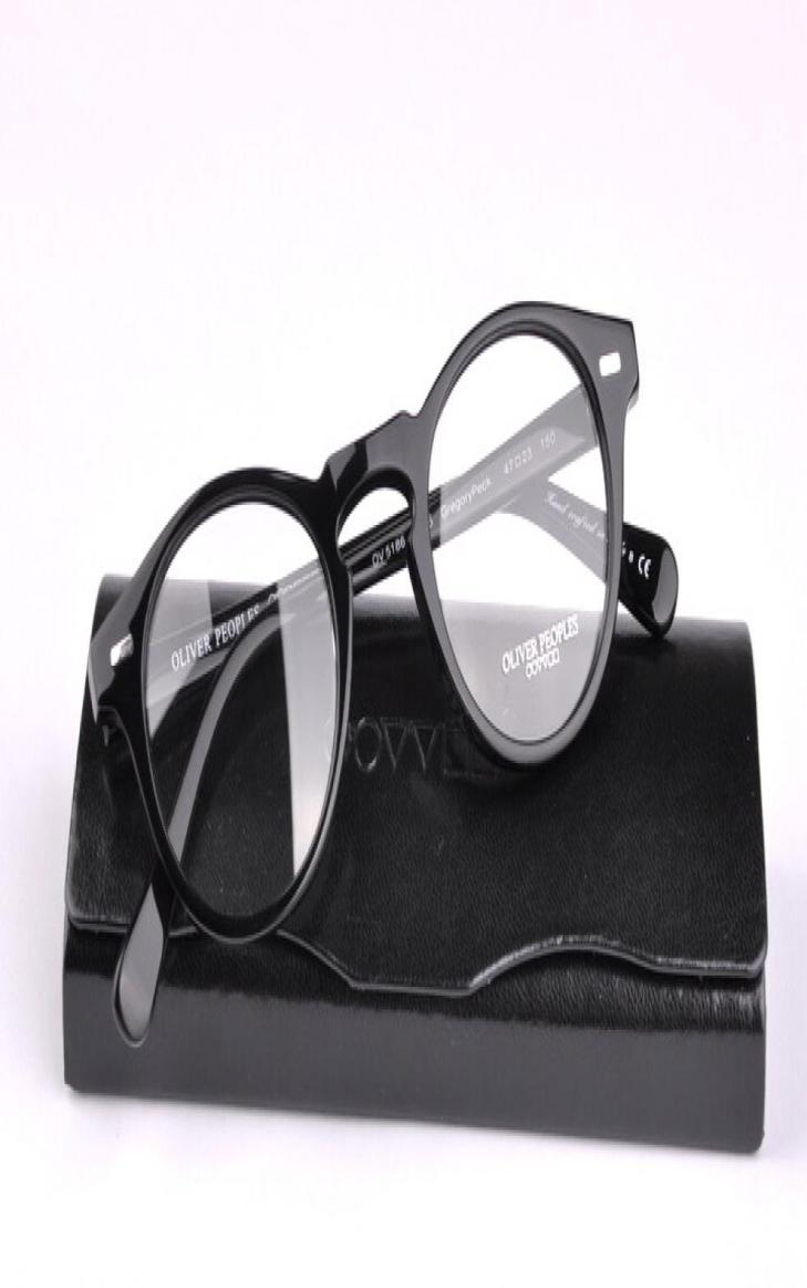 Top quality Brand Oliver people round clear glasses frame women OV 5186 eyes gafas with original case OV51865988933