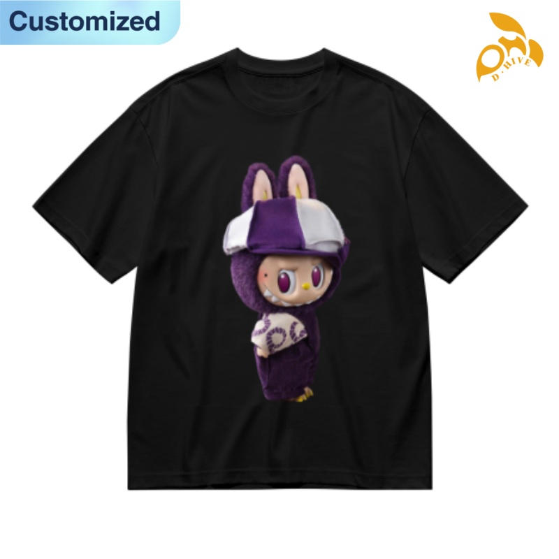 Free Shipping Designer Oversize LABUBU Men's Women's shirt Short Sleeve Round neck Professional Customized tees outdoor breathable cotton Fr