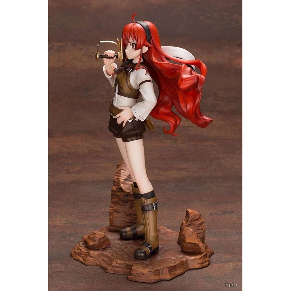 22CM Anime Mushoku Tensei Isekai Ittara Honki Dasu Eris Boreas Greyrat 1/8 Model Toy Gift Action Figure Doll PVC