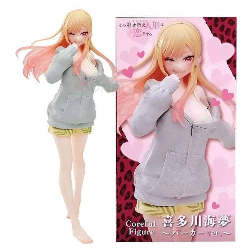 19cm Marin Kitagawa Anime Girl My Dress-Up Darling Shizuku Kuroe Adult Sexy Action Figure Collectible Model Doll Toy Gift