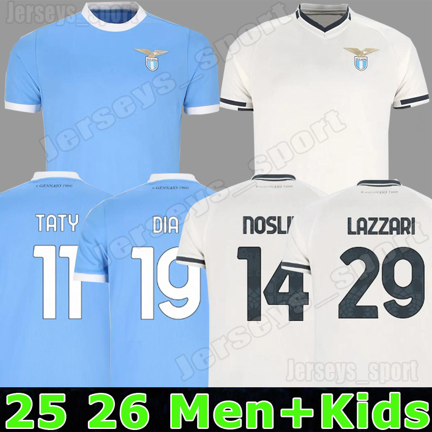 25 26 LaZiO soccer Jerseys ZACCAGNI PEDRO VECINO GUENDOUZI TATY 2025 2026 ROMAGNOLI ISAKSEN football shirts PEDRO LAZZARI ROVELLA VECINO men uniforms kids kits