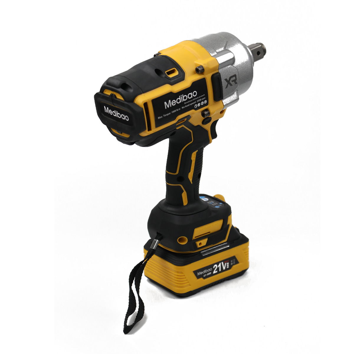 High-power large torque lithium-ion foreign trade electric wrench wrench auto repair wind gun driver machine electric power engineering hot-sale produ