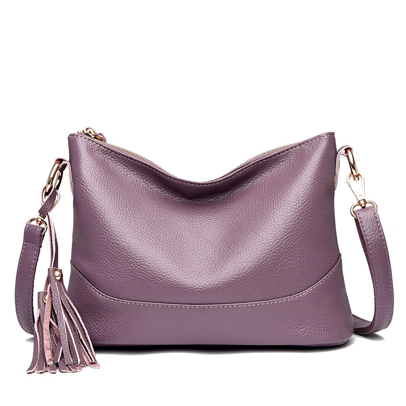Crossbody Bags Soft Leather Women Brand Designer Ladies Handbag Purses Travel Female Shoulder Bag Large Capacity Adjustable Strap