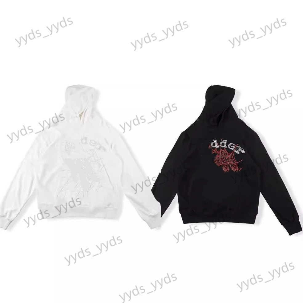 Mens Hip-hop Y2K Hoodie Designer Spider Hoodie Pullover High quty Printing Diamond Hoodie T250721