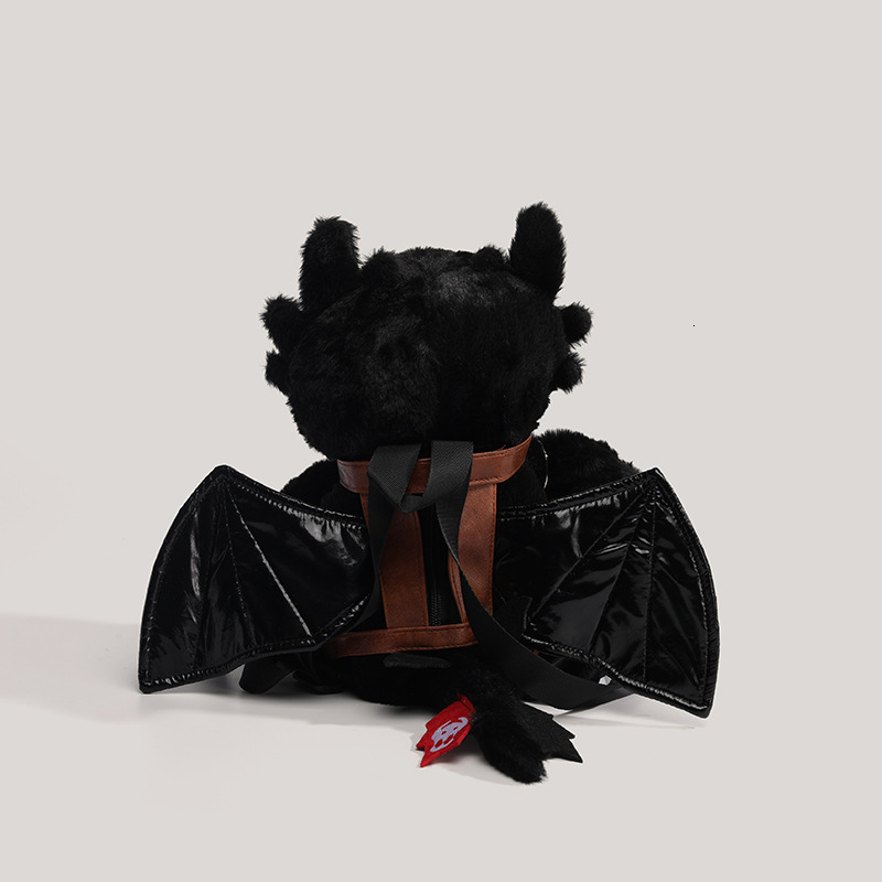 2025 Designer's New Women's Bear Plush Bag Cute Toothless Doll Backpack Gift Fashion for Girls