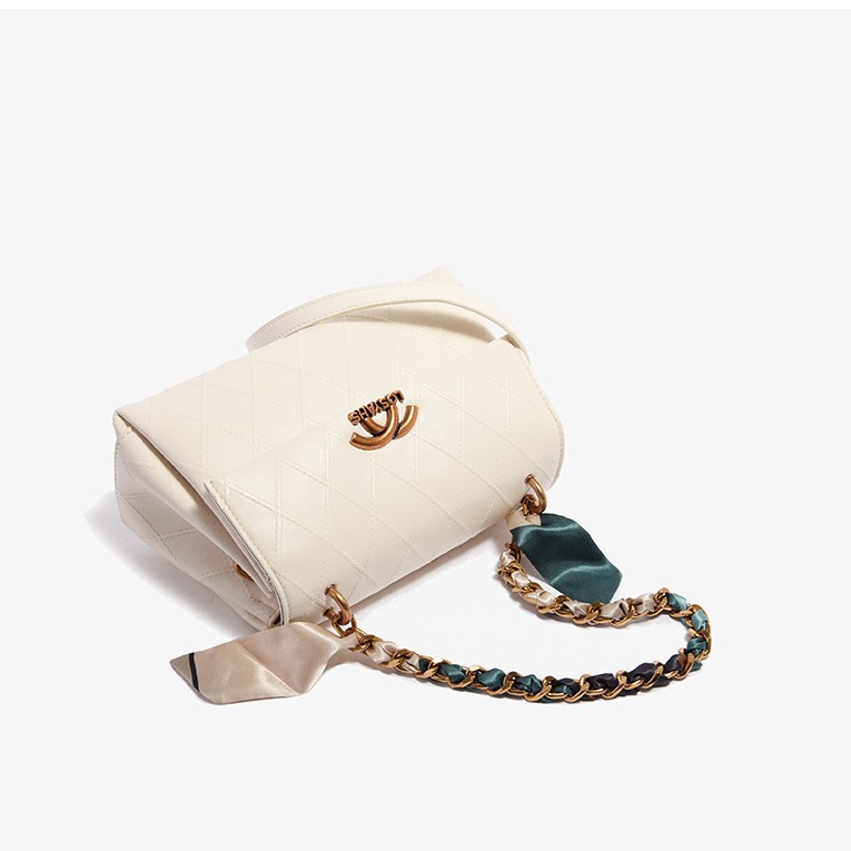 The new fashionable high-end light luxury classic one-shoulder crossbody handbag