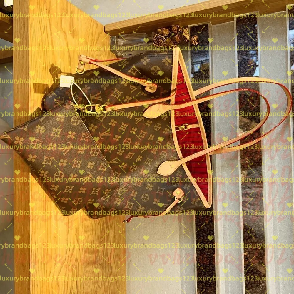 2024 designer bag 2pcs Set Enbossed Flower Women Cross body Handbag Shoulder Bags Fashion Composite Lady Clutch Tote Bag shopping Female Coin Purse Wallet