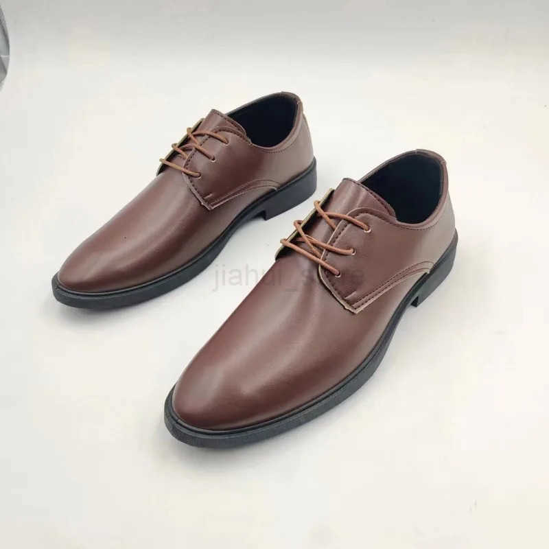 Spring and Autumn British Casual Business Formal Leather Shoes Men Shoes Heightening Single Shoes Casual Shoes Suit M250721 - view 6