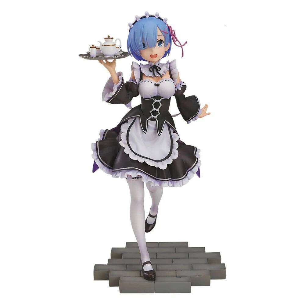 Re Life in a Different World from Zero Rem PVC Action Anime Figure Model Toys Collection Doll Gift