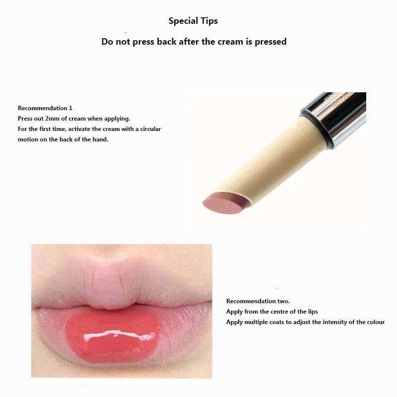 Joocyee Non-stick Solid Gloss Vitamin Lipstick Glaze Mirror Hydration Moisturising Long Lasting Lip Glossy Korean X250721 X250721