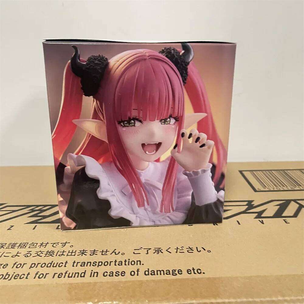 In Stock Original Anime Figure My Dress-Up Darling Kitagawa Marin Action Figurine PVC Model Cos Name Desktop Cute Toys