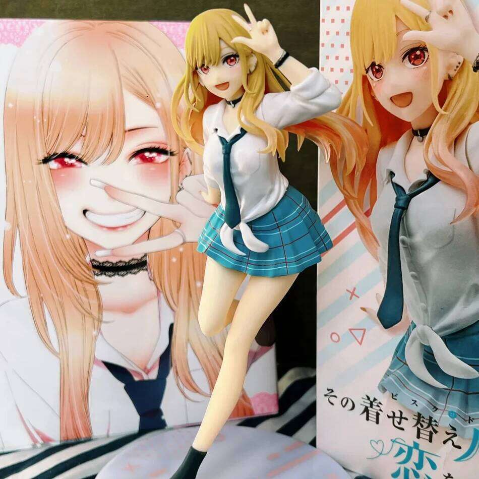 28cm Marin Kitagawa Liz Cos Succubus Anime Girl My Dress-Up Darling Shizuku Kuroe Action Figure Adult Sexy Model Doll Toy
